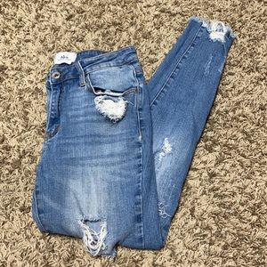 A2 Jeans mid-rise ankle skinny size 7